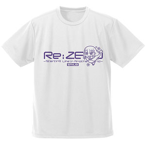 Re:ゼロから始める異世界生活 エミリア ドライTシャツ デフォルメVer./WHITE-S
