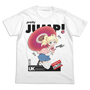 きんいろモザイク Pretty Days Jumpingアリス フルカラーTシャツ/WHITE-XL