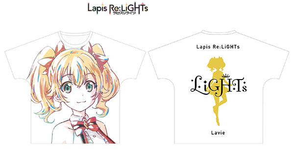 Lapis Re：LiGHTs ラヴィ Ani-Art フルグラフィックTシャツ ユニセックス L[アルマビアンカ]