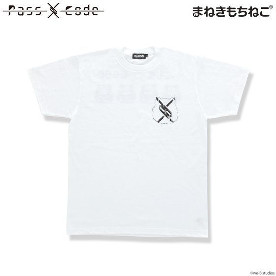 まねきもちねこ PassCode Tシャツ 白