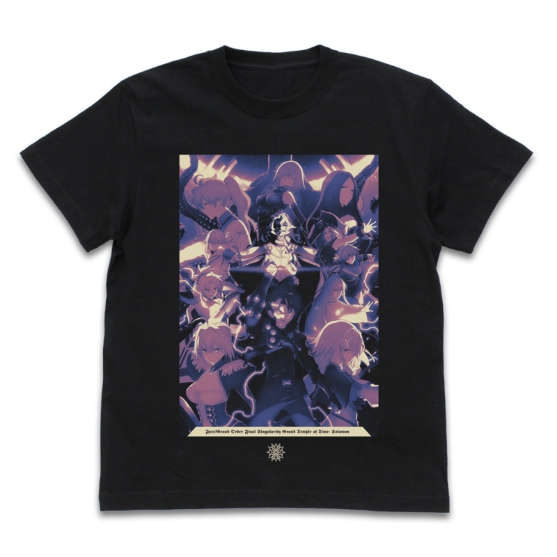 Fate/Grand Order -終局特異点 冠位時間神殿ソロモン- Tシャツ BLACK-XL