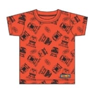 プラレール 単色総柄半袖Tシャツ 橙 110cm  (110cm 橙)
