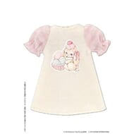 ドールウェア ピコニーモサイズ PIC266-CLP 1/12 イースターTシャツワンピース ～by MAKI～ クリーム x ピンク