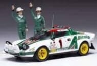 イクソ 1/43 ランチア ストラトス HF No.1 1977 WRC ラリー・モンテカルロ ウィナー S.ムナーリ/S.Maiga フィギュア付 SPRM00177