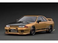 イグニッションモデル 1/18 ニッサン スカイライン GT-R TOP SECRET VR32 ゴールド