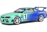 ソリド 1/18 ニッサン スカイライン GT-R R34 グリーン/ブルー