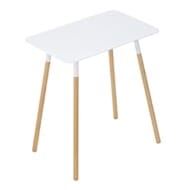 サイドテーブル プレーン 角型 ホワイト