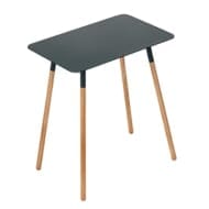 サイドテーブル プレーン 角型 ブラック