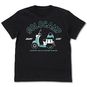 志摩リンのスクーター Tシャツ/BLACKーM