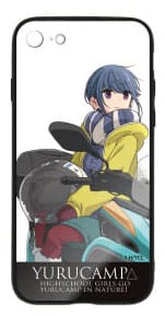 志摩リンと三輪バイク 強化ガラスiPhoneケース/7・8・SE(第2世代)共用