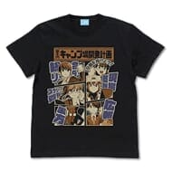 富士川キャンプ場企画 Tシャツ BLACKーL