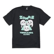 ゆるキャン△ SEASON3 ZOMBIE Tシャツ ブラック Mサイズ>