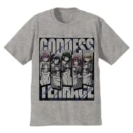 集合 Tシャツ グレー Lサイズ 「女神のカフェテラス」