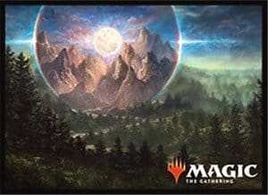 マジック：ザ・ギャザリング プレイヤーズカードスリーブ 『基本セット2019』 (高山の月) (MTGS-047)>