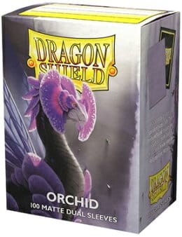 AT-15041 ドラゴンシールド マット スタンダードサイズ デュアルマット オーキッド(Orchid)（100枚入）>