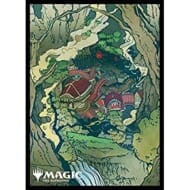 マジック:ザ・ギャザリング プレイヤーズカードスリーブ MTGS-221 神河 輝ける世界 浮世絵 土地 《森》 B>