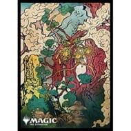 マジック:ザ・ギャザリング プレイヤーズカードスリーブ MTGS-220 神河 輝ける世界 浮世絵 土地 《森》 A