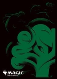 マジック:ザ・ギャザリング プレイヤーズカードスリーブ MTGS-302 MANA- MINIMALIST 緑マナ(シンボル)(80枚入り)