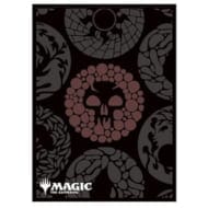 マジック:ザ・ギャザリング プレイヤーズカードスリーブ MTGS-294 MANA- MINIMALIST 黒マナ(パターン)(80枚入り)>