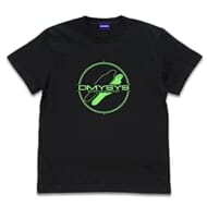 EVANGELION ダミーシステム 蓄光Tシャツ/BLACK-XL>