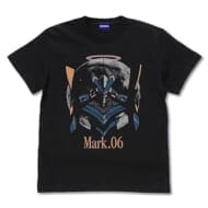 EVANGELION 月とMark.06 Tシャツ/BLACK-XL>