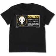 EVANGELION 目標をセンターに入れてスイッチロゴ Tシャツ/BLACK-L>