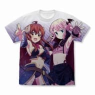 まちカドまぞく 2丁目 シャドウミストレス優子&ダークネスピーチ フルグラフィックTシャツ/WHITE-XL>