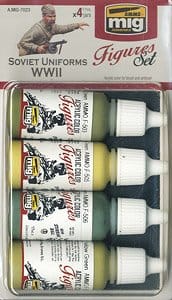 WW.II ソ連軍 野戦服 カラーセット (塗料)