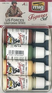 WW.II 米軍 野戦服 カラーセット (塗料)