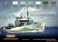 WWII 英国海軍カラーセット #2 ウエスタンアプローチ 戦争後期 (塗料)