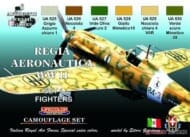 WWII イタリア軍機 カモフラージュセット Set1 (塗料)