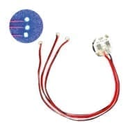 W-PARTS LEDモジュール(磁気スイッチ付)リードタイプ 青