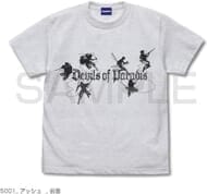 進撃の巨人 パラディ島の悪魔 Tシャツ/ASH-M