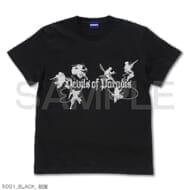 進撃の巨人 パラディ島の悪魔 Tシャツ/BLACK-M