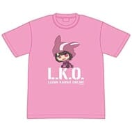 レンちゃんかわいいオンラインTシャツ ピンク Lサイズ 「ソードアート・オンライン オルタナティブ ガンゲイル・オンライン」