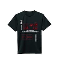 ソードアート・オンライン アスナ ポリジン加工Tシャツ ブラック メンズLサイズ