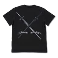 ソードアート・オンライン 黒の剣士キリト Tシャツ UWVer. BLACK>