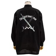 ソードアート・オンライン 黒の剣士 刺繍シャツ/BLACK-XL