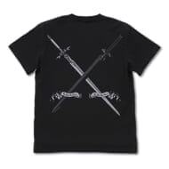 ソードアート・オンライン 黒の剣士キリト Tシャツ UWVer./BLACK-XL