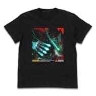 怪獣8号 フルカラーTシャツ/BLACK-S