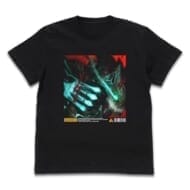 怪獣8号 フルカラーTシャツ/BLACK-L