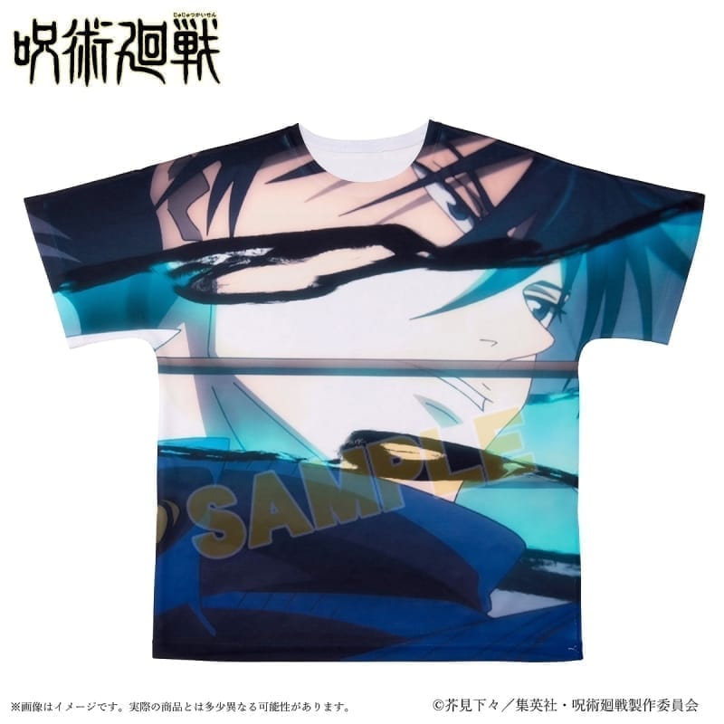呪術廻戦 ポートレイトフルグラフィックTシャツ 伏黒恵 XL