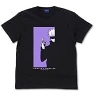 呪術廻戦 五条 悟 Tシャツ/BLACK-XL