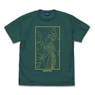 ゴジラシリーズ ガイガン1972 Tシャツ アップルグリーン Lサイズ