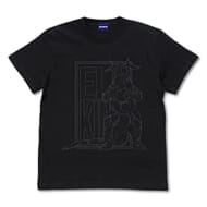 ウルトラセブン エレキング イラストタッチTシャツ ブラック Lサイズ>