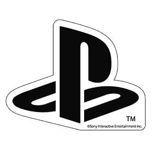 プレイステーション 耐水ステッカー BLACK “PlayStation”