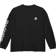 プレイステーション ビッグシルエットロングスリーブTシャツ for PlayStation/BLACK-XL>
