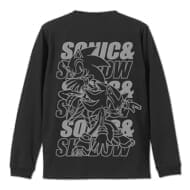 ソニック・ザ・ヘッジホッグ SONIC&SHADOW 袖ロングスリーブTシャツ/BLACK-M>