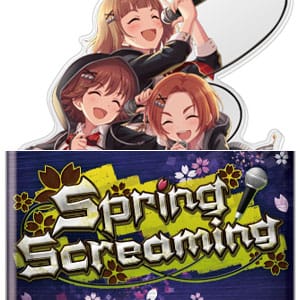 アイドルマスター シンデレラガールズ ナウプレ♪ アクリルキーホルダー&ジャケット缶バッジセット Spring Screaming>
