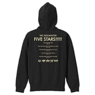 アイドルマスターシリーズ THE IDOLM@STER FIVE STARS!!!!! ジップパーカー ブラック XLサイズ
